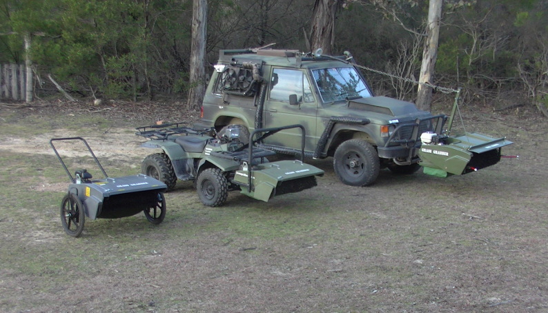 Grass Grabber Mounted on 4WD
